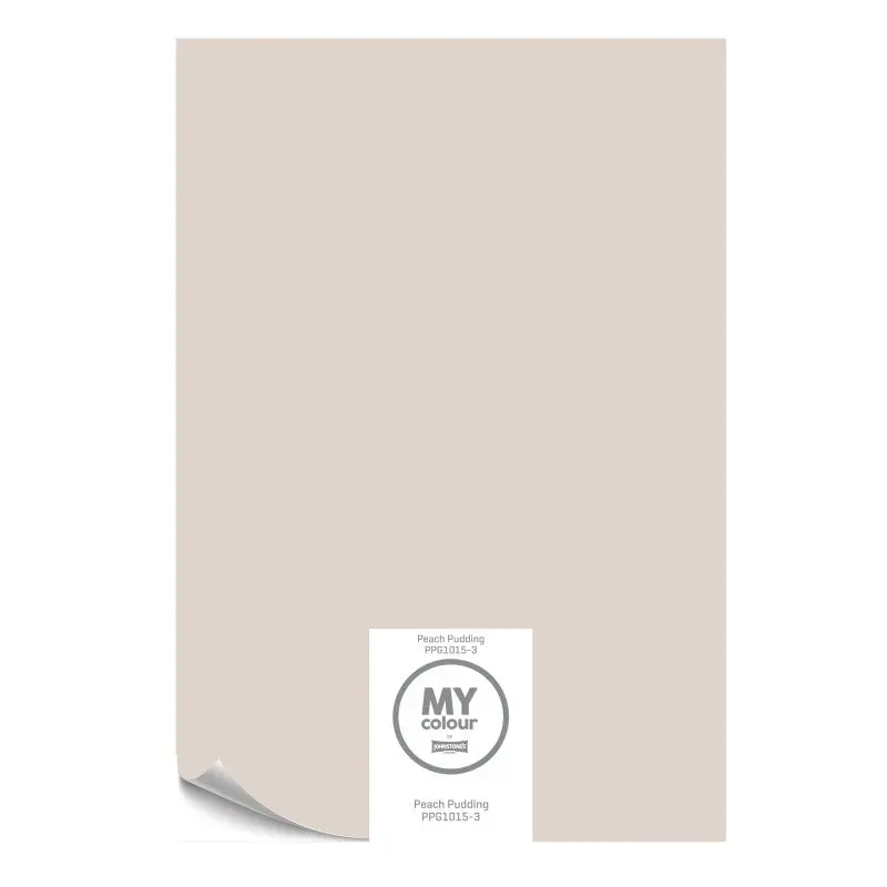My Colour - Peach Pudding Peel & Stick Sample 1