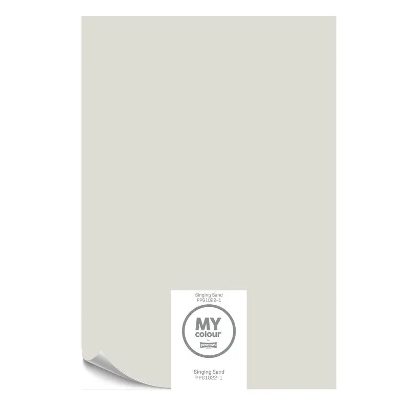 My Colour - Singing Sand Peel & Stick Sample 1