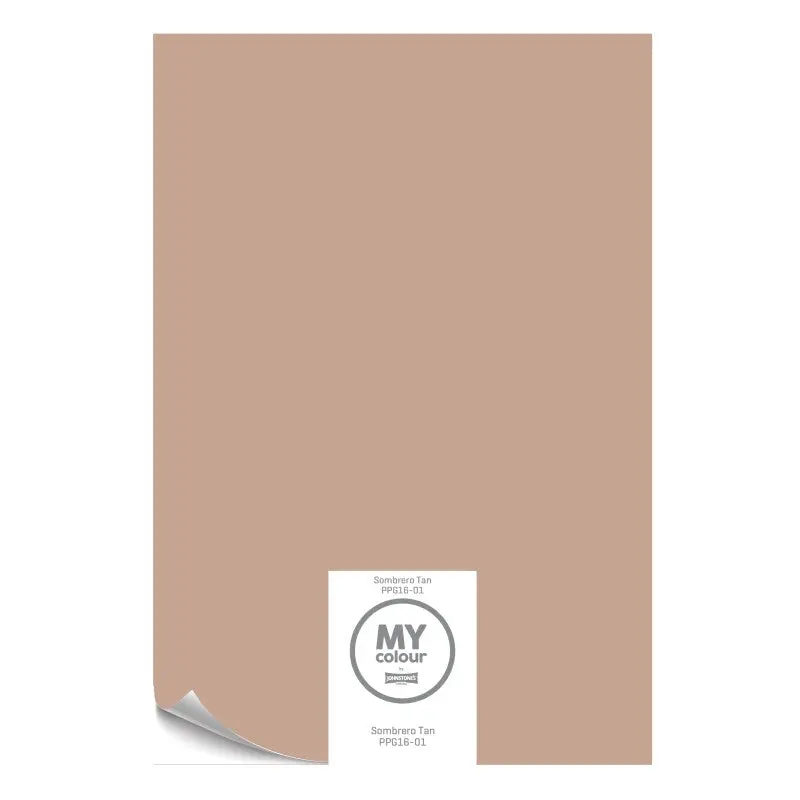 My Colour - Sombrero Tan Peel & Stick Sample 1