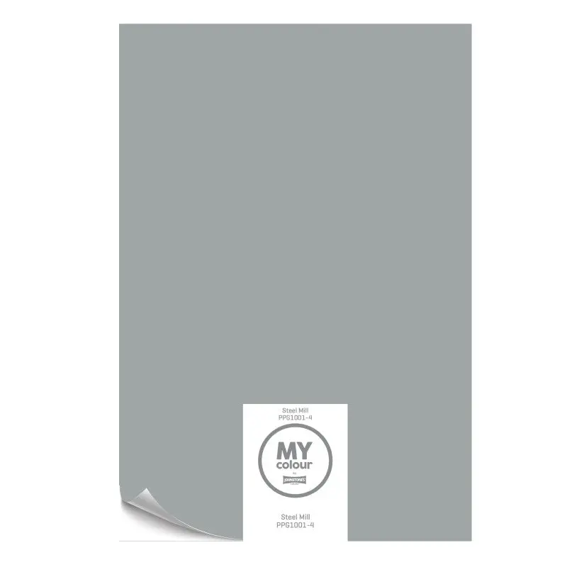 My Colour - Steel Mill Peel & Stick Sample 1