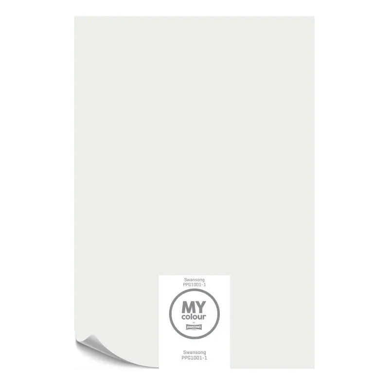 My Colour - Swansong Peel & Stick Sample 1