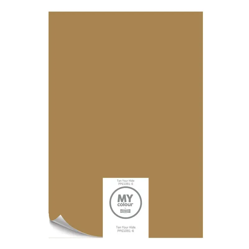 My Colour - Tan Your Hide Peel & Stick Sample 1