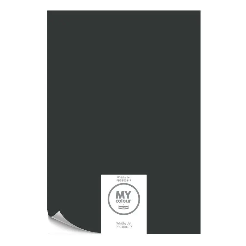 My Colour - Whitby Jet Peel & Stick Sample 1