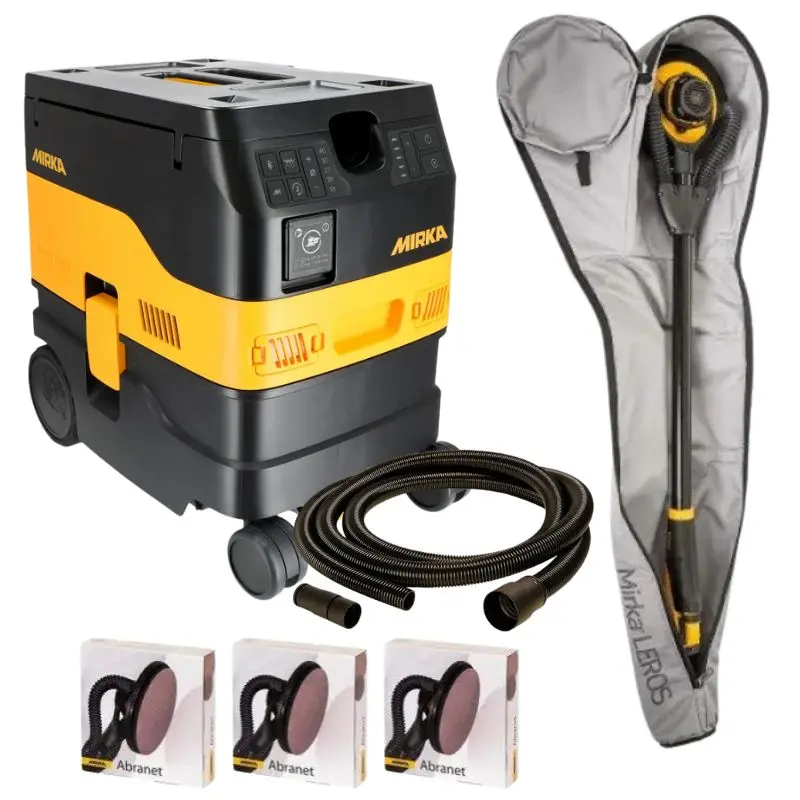 Mirka Leros And Dexos Dust Extractor Sanding Bundle 1