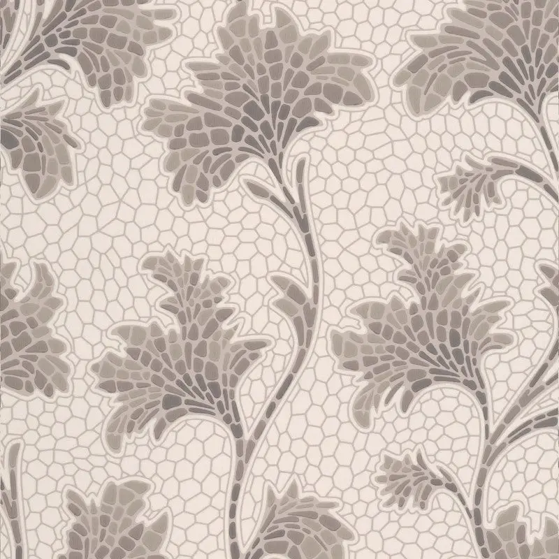 Little Greene Mosaic Trail Wallpaper Sample - Slaked Lime 1