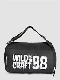 Wildcraft Unisex Black Printed Gym 3 Duffel Bag 1
