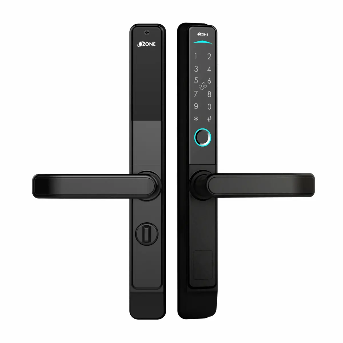 Ozone Narrow Style Wi-Fi Smart Lock With 5-Way Access For Swing Doors | Door Thickness: 35-80 Mm 1