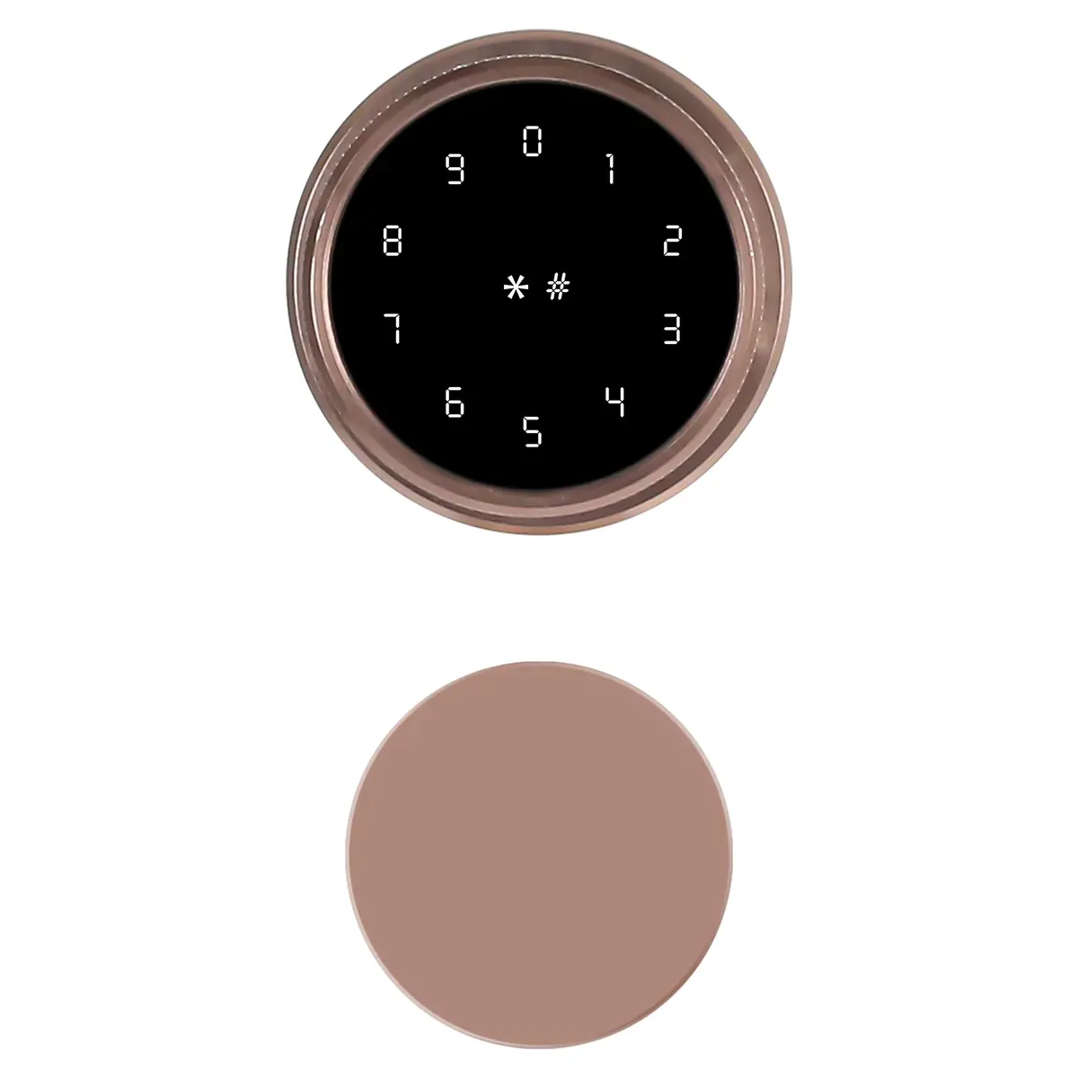 Ozone Oracle Smart Lock With Rose Plate With 5-Way Access | Door Thickness: 35-65 Mm 1