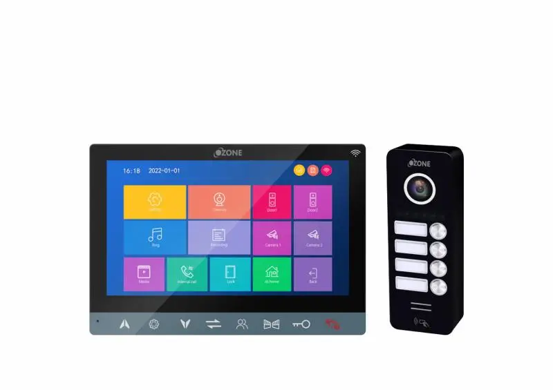 Ozone Multi-Apartment Video Door Phone With 7 Inch High-Resolution Screen 1