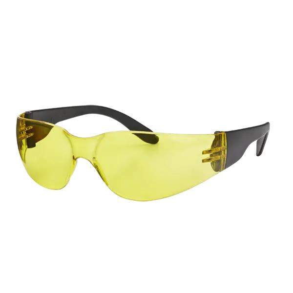 Amber Wrap Around Safety Spectacle 1