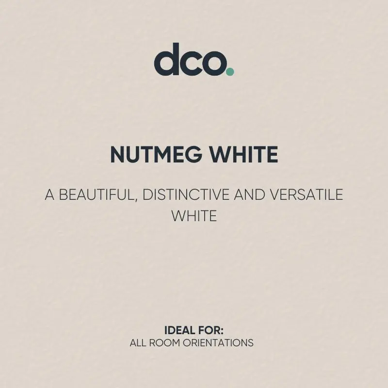 Johnstones Trade Acrylic Durable Matt - Designer Colour Match Paint - Nutmeg White 2.5L 1