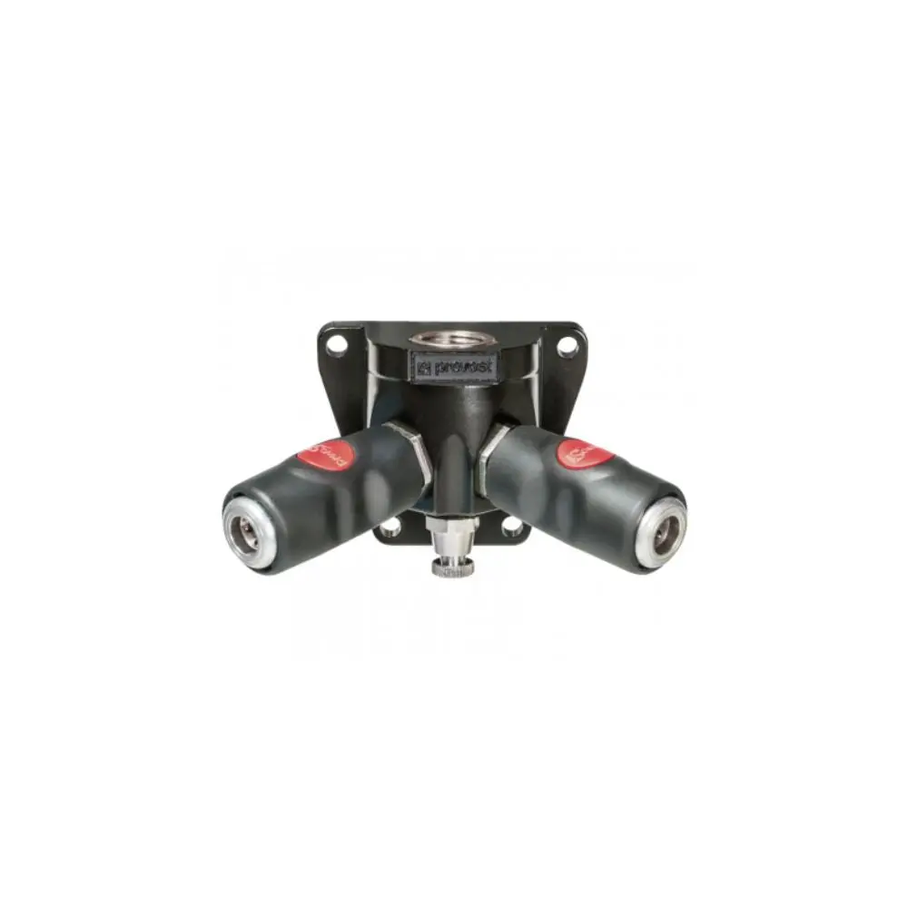 Prevost Prevos1  Female Thread Two Port Wall Bracket-Trueflate 06 Adapter 1