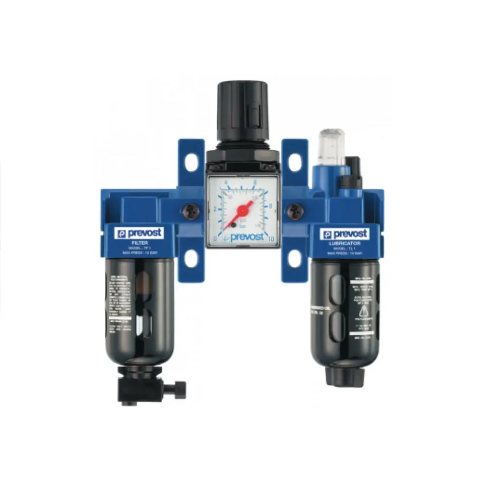 Prevost Alto 1 - G 1/8 - G 1/4 Compressed Air Treatment 3Pc 1