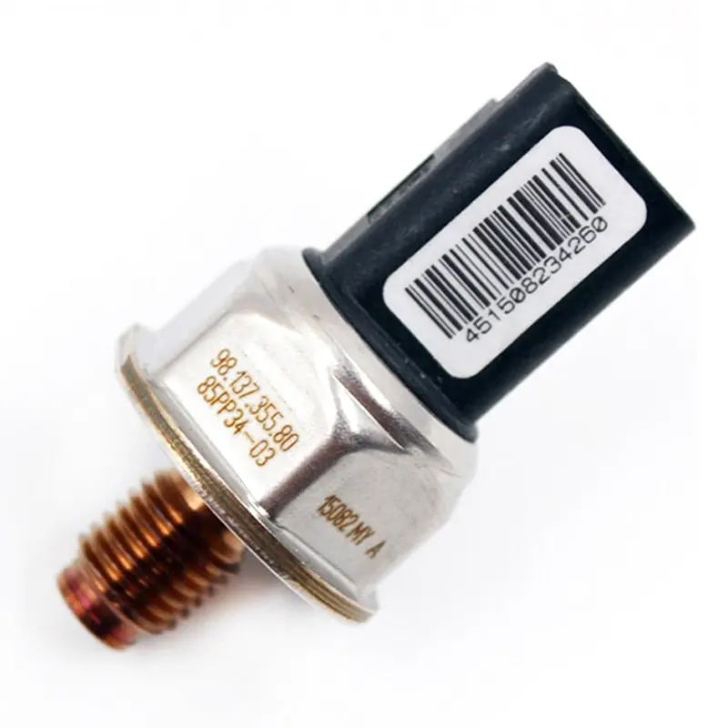 Diselmart 85Pp34-03 Fuel Rail Pressure Sensor 180Mpa For Peugeot 3008 301 308 4008 5008 508 Expert Partner 1.6 1