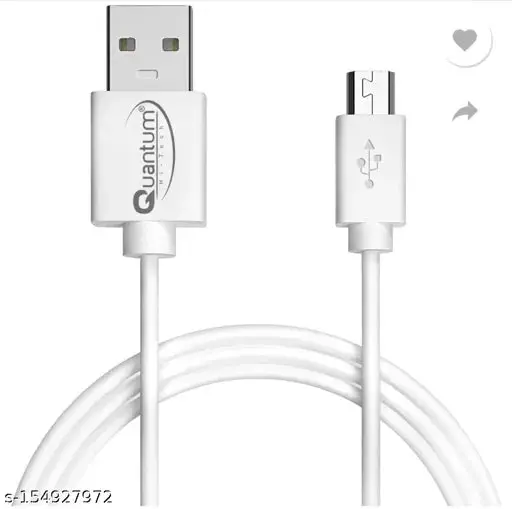 Quantum S2 Micro Usb Cable 1 Meter For Mobile Phones , Data Transfer. 1