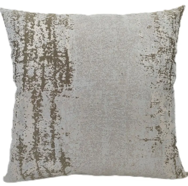 Malini Fuji Taupe Cushion 1