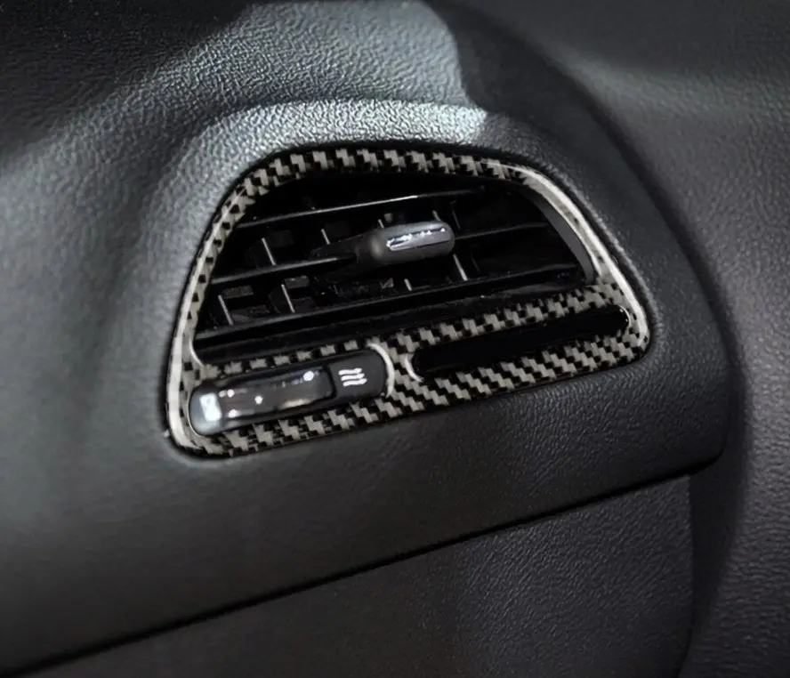 Dynacarbon™️ Carbon Fiber Passenger Air Vent For Dodge Challenger 2015-2023 1