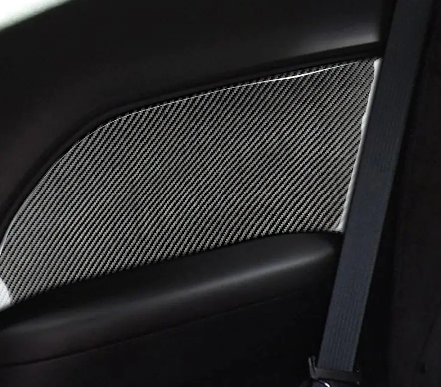 Dynacarbon™️ Carbon Fiber Rear Seat Armrest Panel For Dodge Challenger 2015-2023 (Will Not Fit Hellcat Widebody) 1