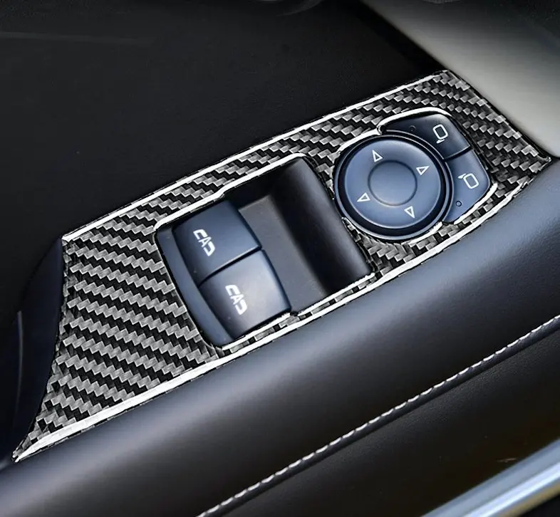 Dynacarbon™️ Carbon Fiber Window Control Trim For Chevrolet Camaro 2016-2023 1