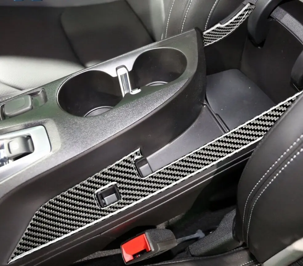 Dynacarbon™️ Carbon Fiber Armrest Panel Overlay For Chevrolet Camaro 2016-2023 1