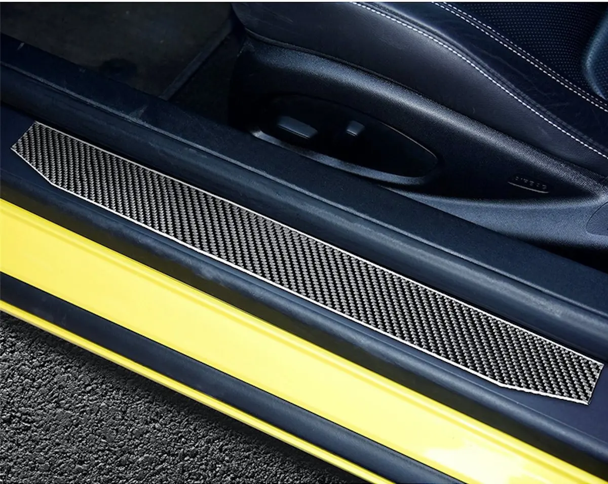 Dynacarbon™️ Carbon Fiber Door Seal Trim Overlay For Chevrolet Camaro 2016-2023 1