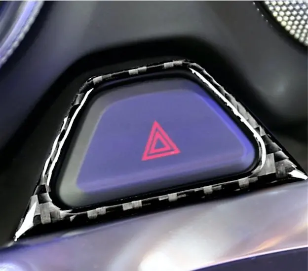Dynacarbon™️ Warning Hazard Trim Overlay For Chevrolet Camaro 2016-2023 1