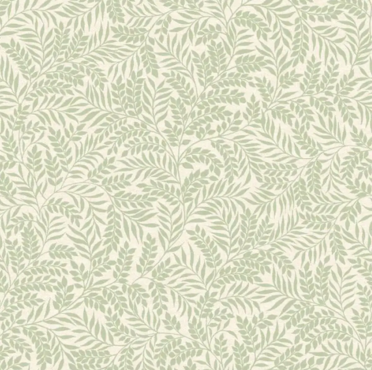 Mini Leaf Wallpaper - Sage Sample 1