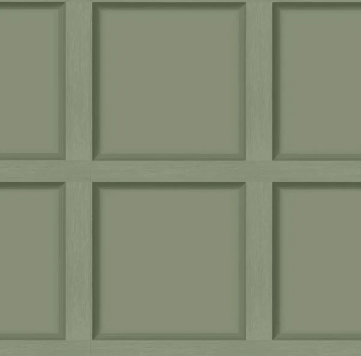 Modern Wood Panel Wallpaper Green Sample 1