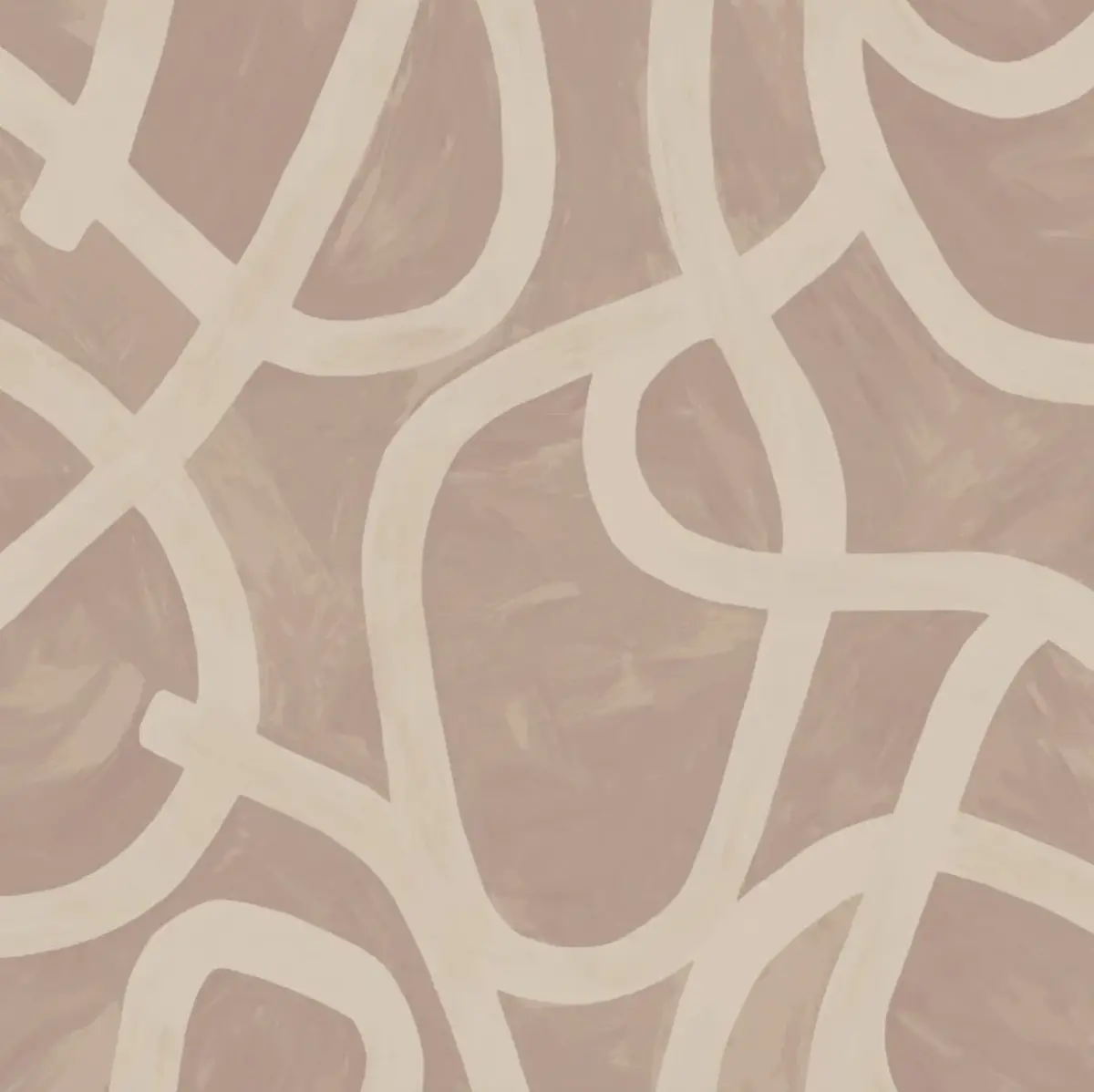 Moleta Swirl Coral Wallpaper Sample 1