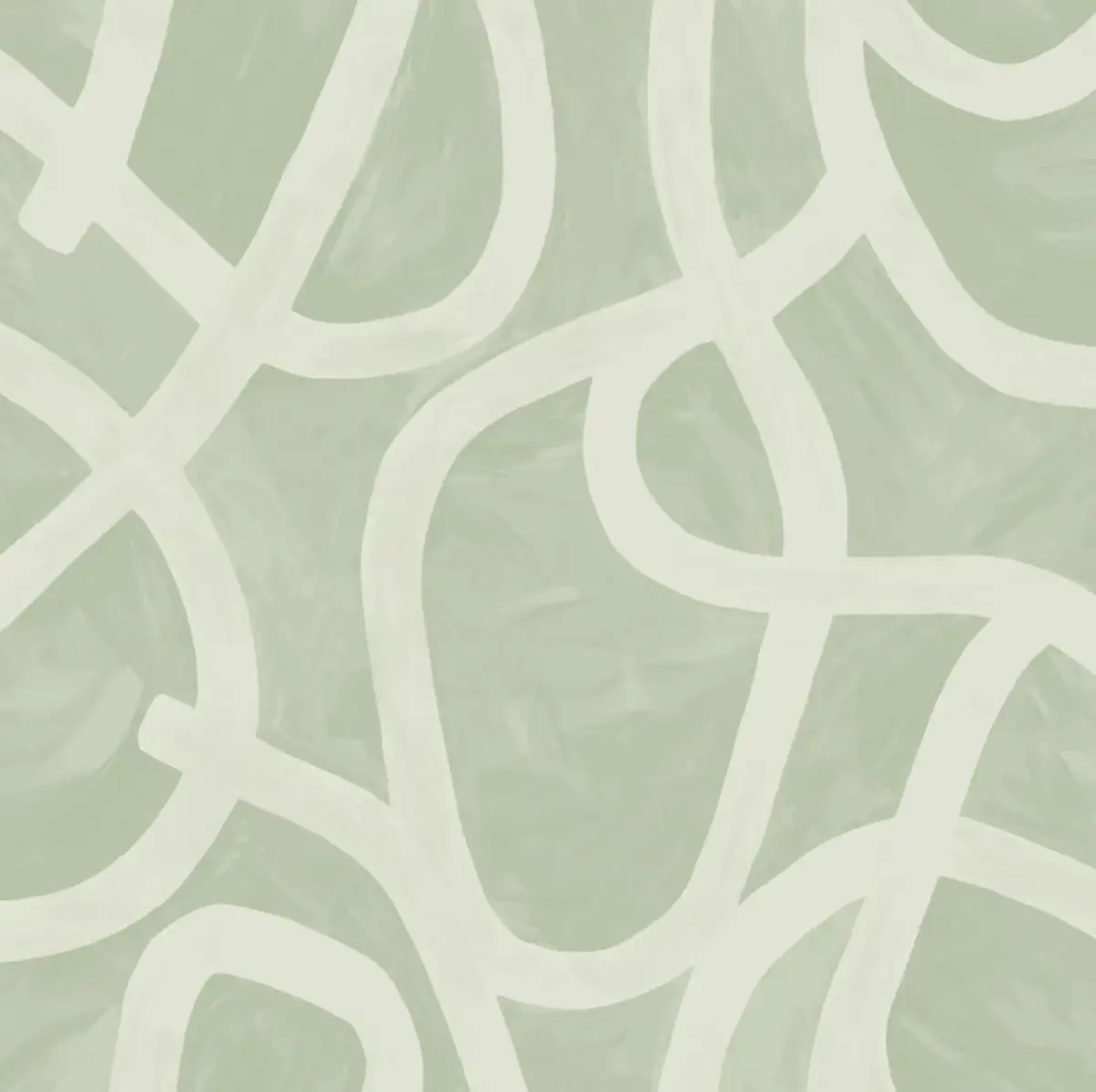 Moleta Swirl Sage Wallpaper Sample 1