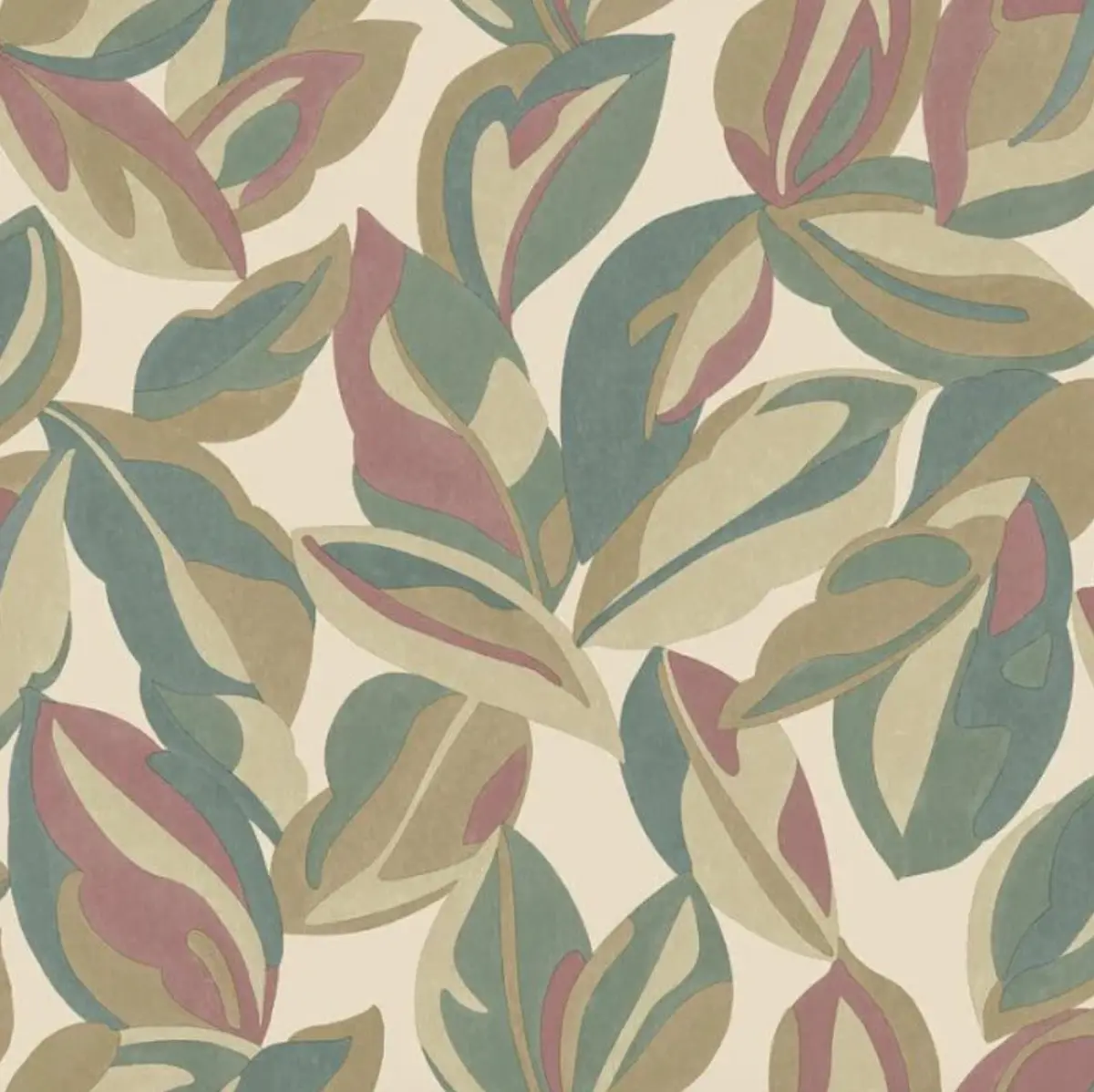 Nicolai Leaf Wallpaper - Multi Sample 1