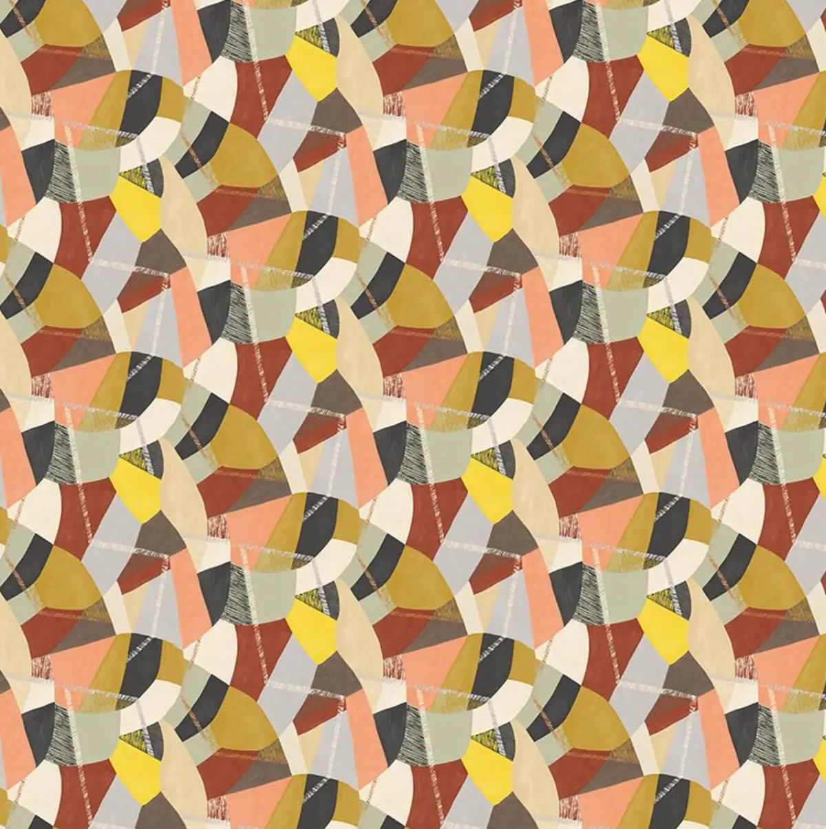 Ohpopsi Abstract Geo Wallpaper Cinnamon Sample 1