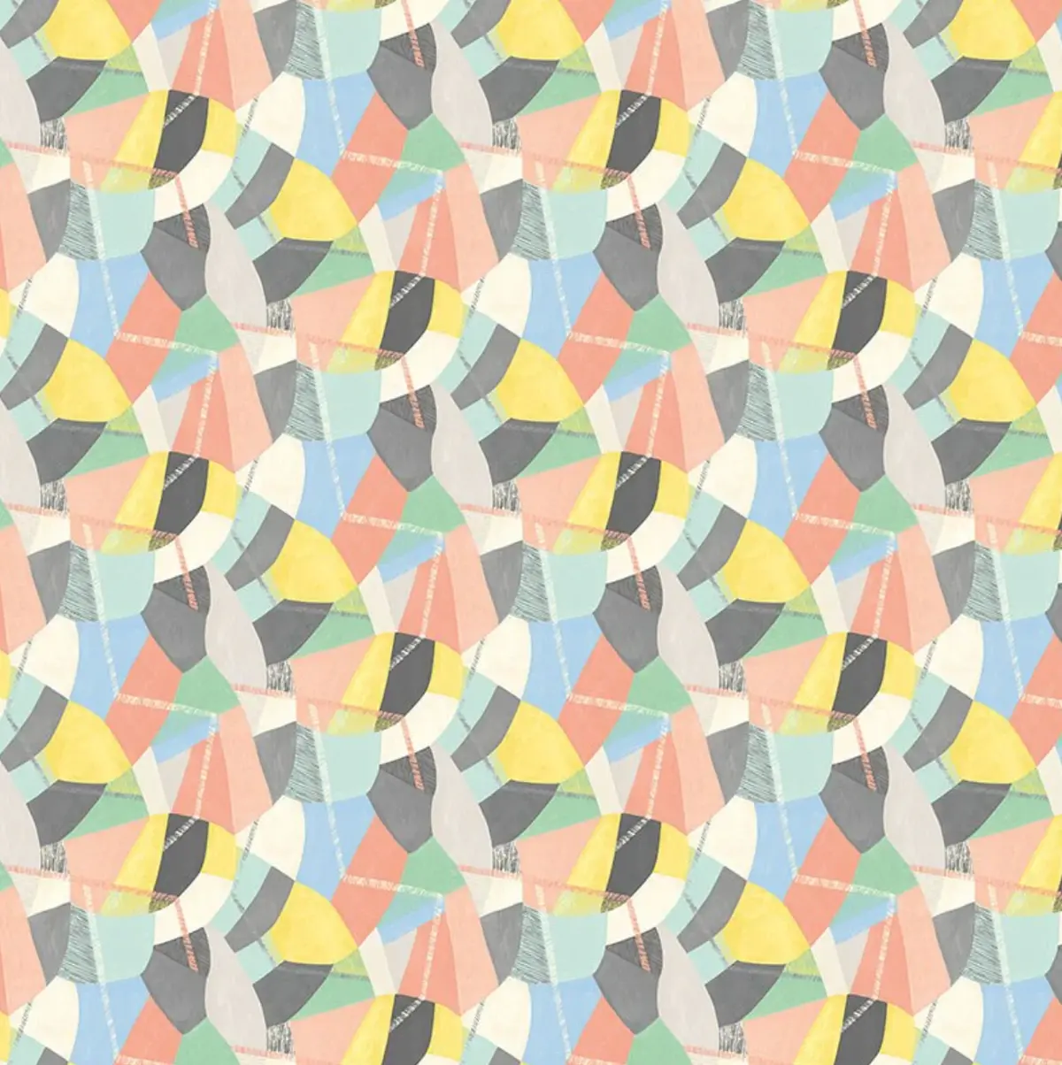 Ohpopsi Abstract Geo Wallpaper Pastel Pop Sample 1