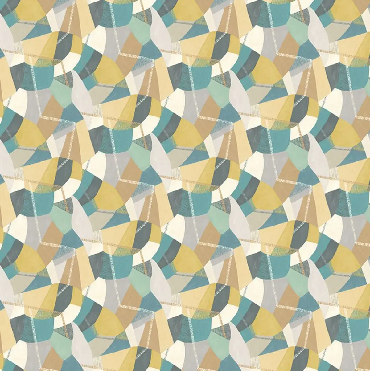 Ohpopsi Abstract Geo Wallpaper Smoke & Latte Sample 1