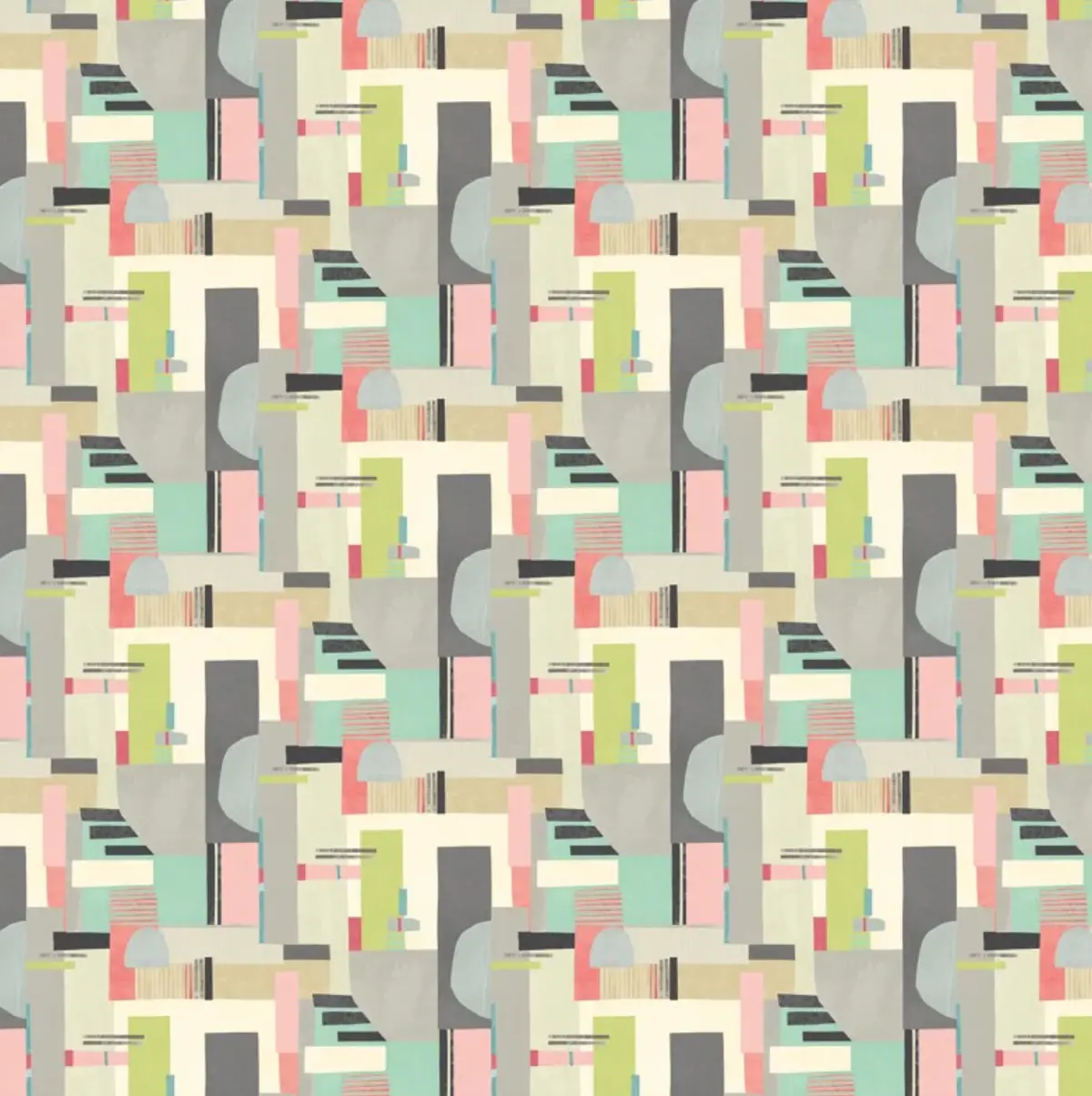 Ohpopsi Blocs Wallpaper Pastel Pop Sample 1