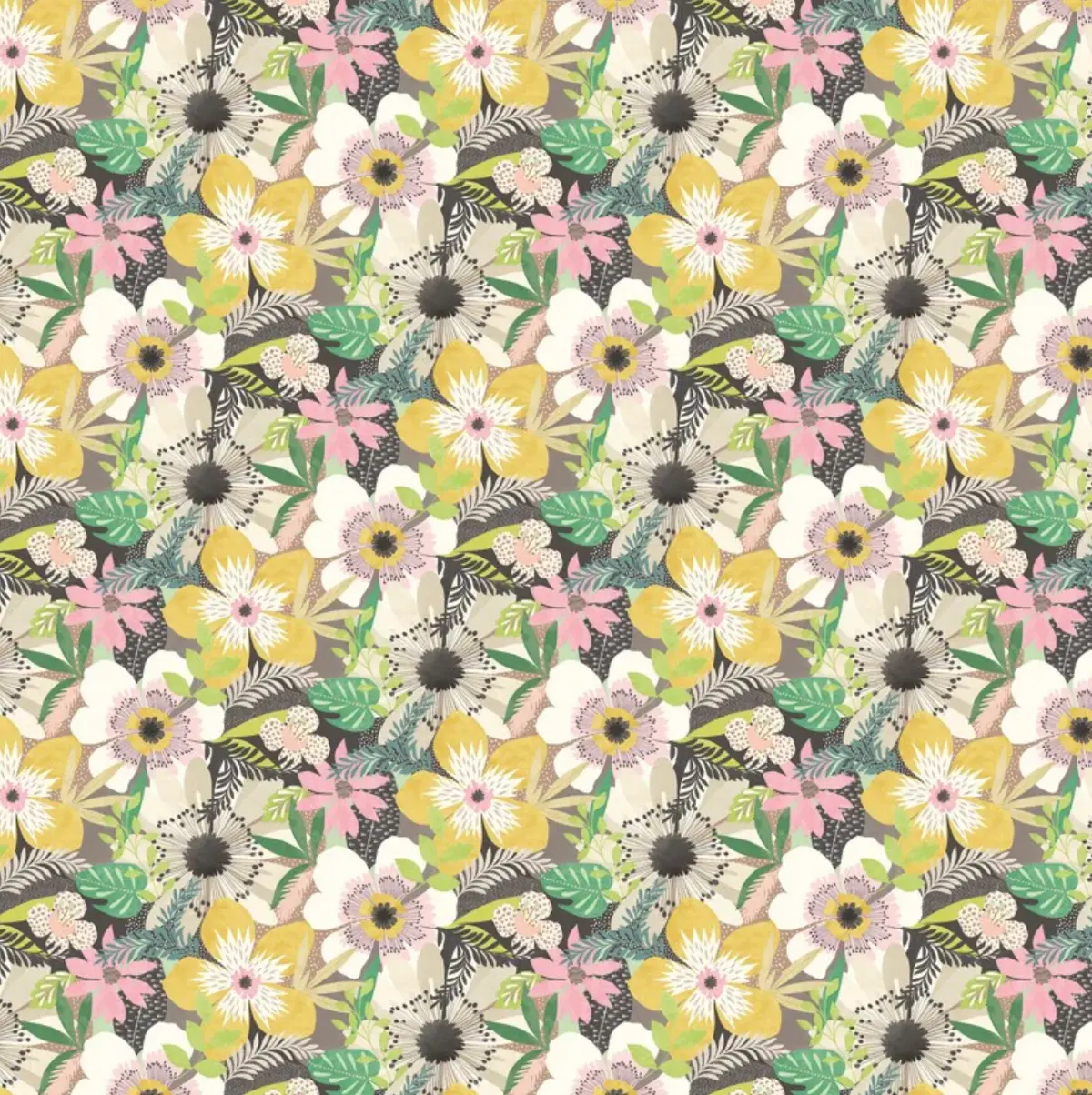 Ohpopsi Floral Riot Wallpaper Safari Sample 1