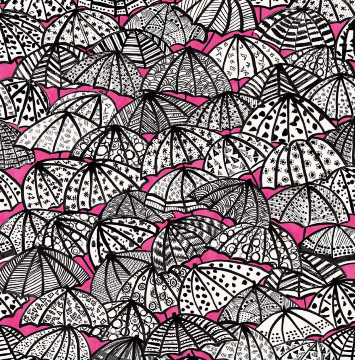 Ohpopsi Jolly Brollies Wallpaper Pop Sample 1