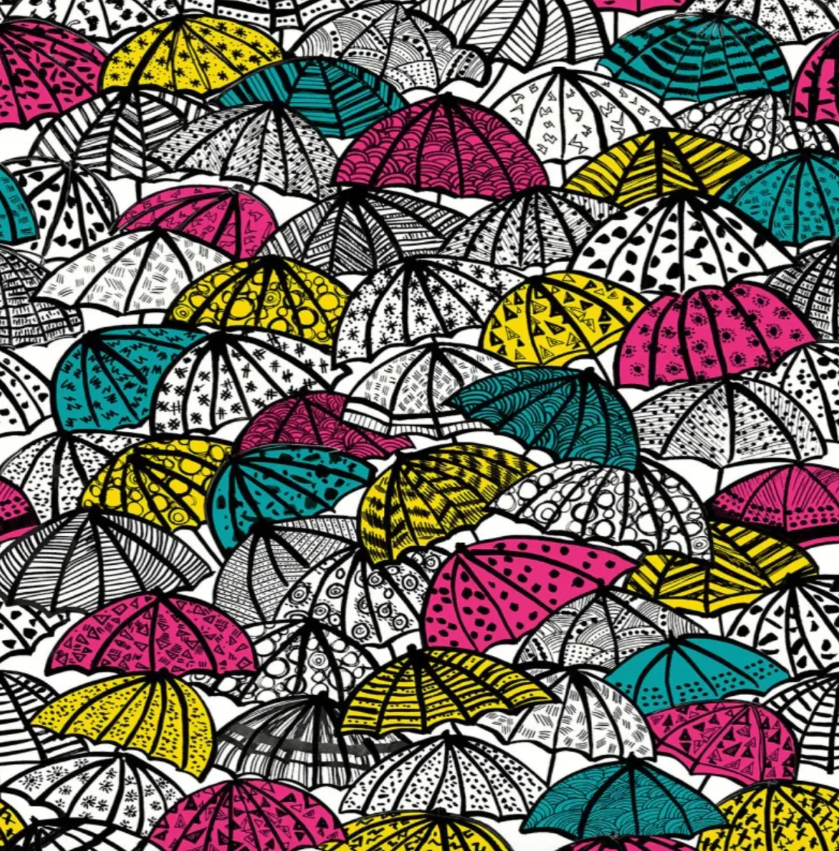 Ohpopsi Jolly Brollies Wallpaper Juicy Sample 1