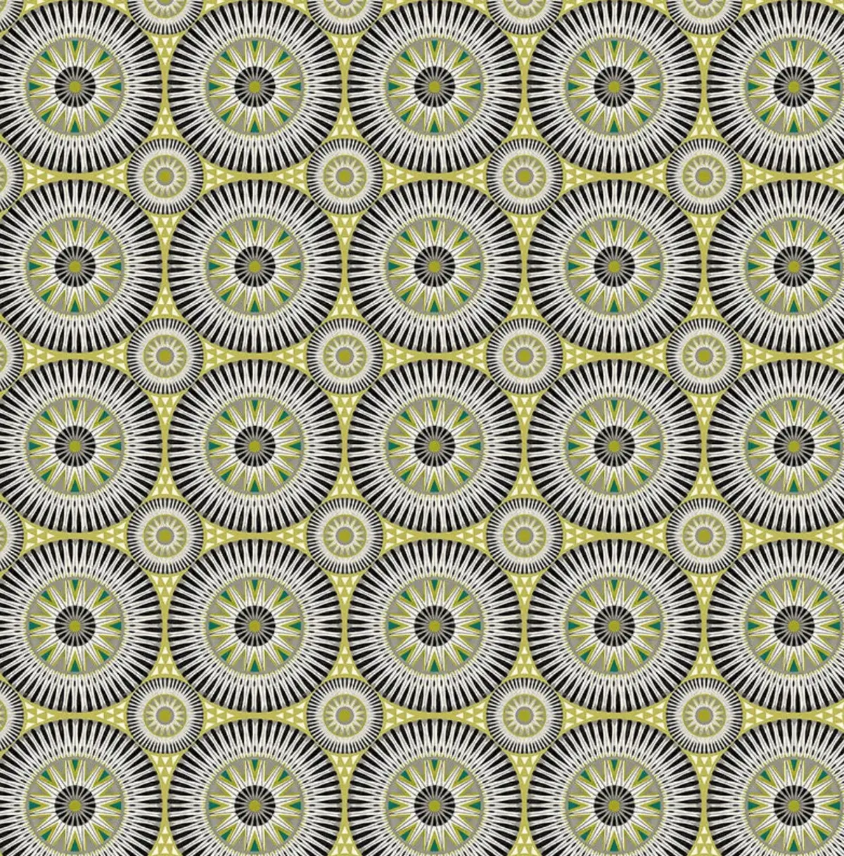 Ohpopsi Large Ellipse Wallpaper Midnight Sample 1