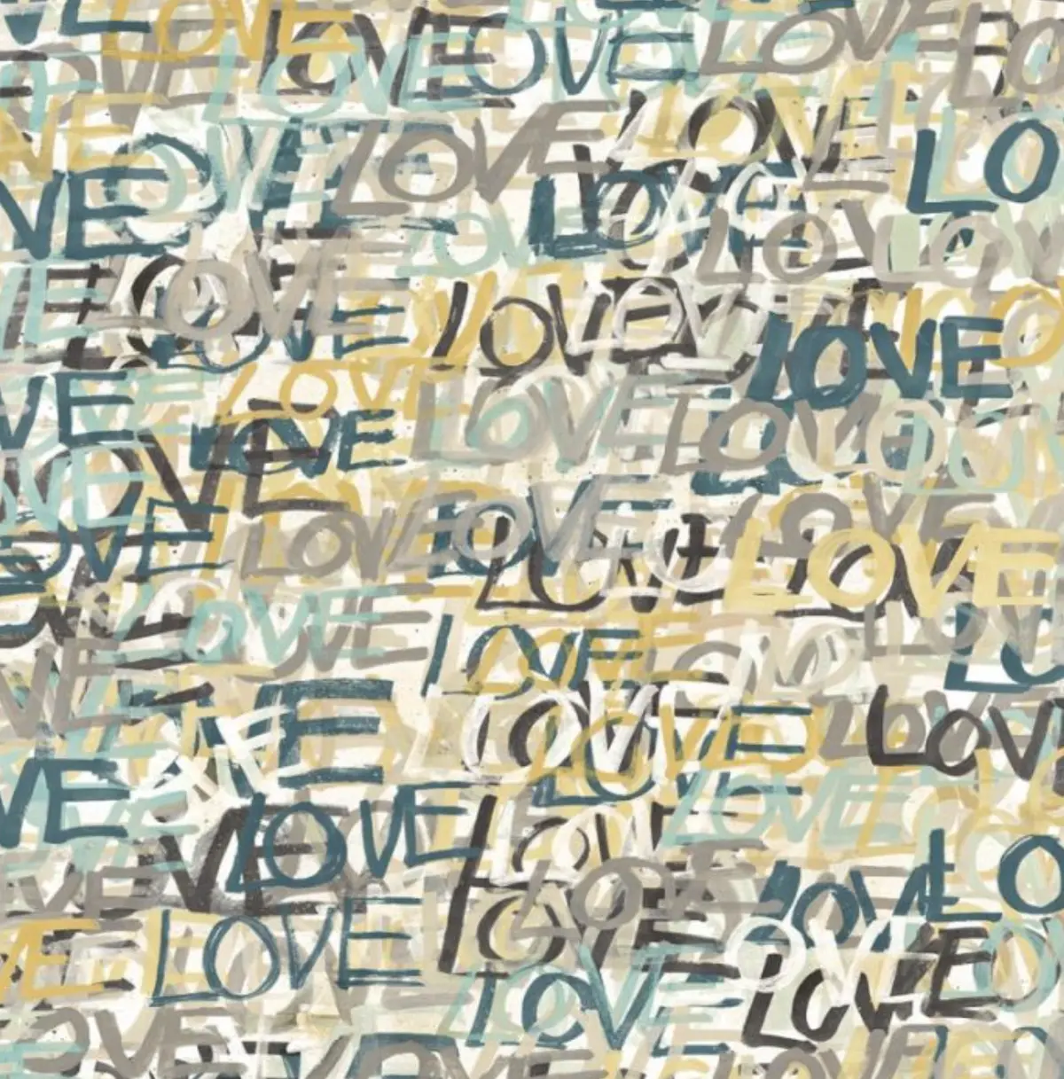 Ohpopsi Love Scribble Wallpaper Polished Cement Sample 1