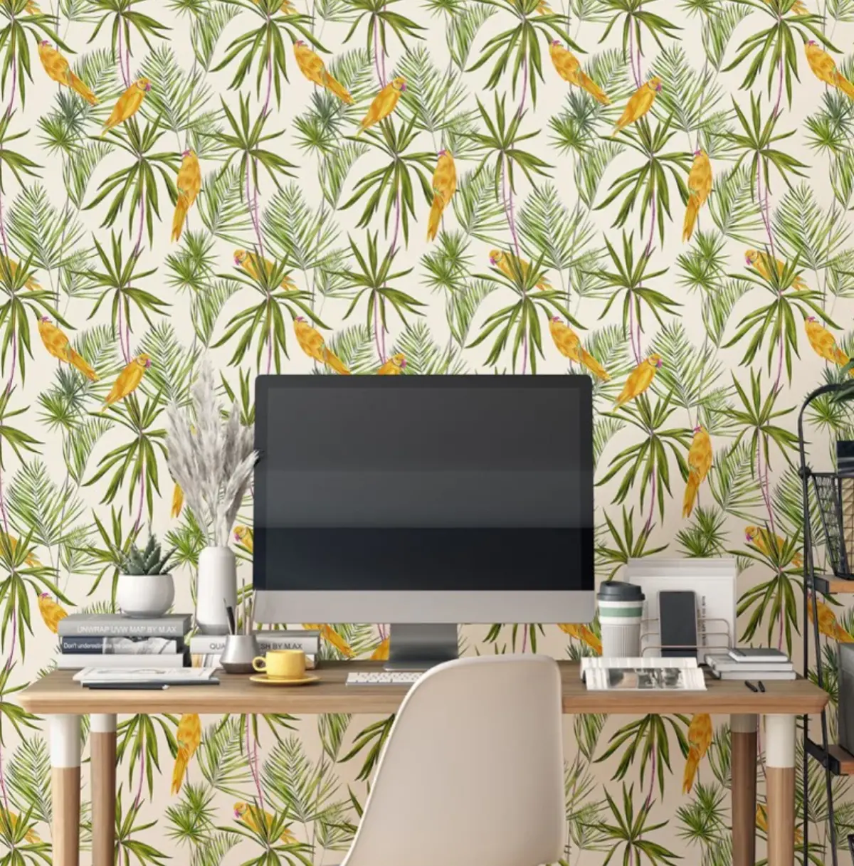 Ohpopsi Paradise Wallpaper Chalk Sample 1
