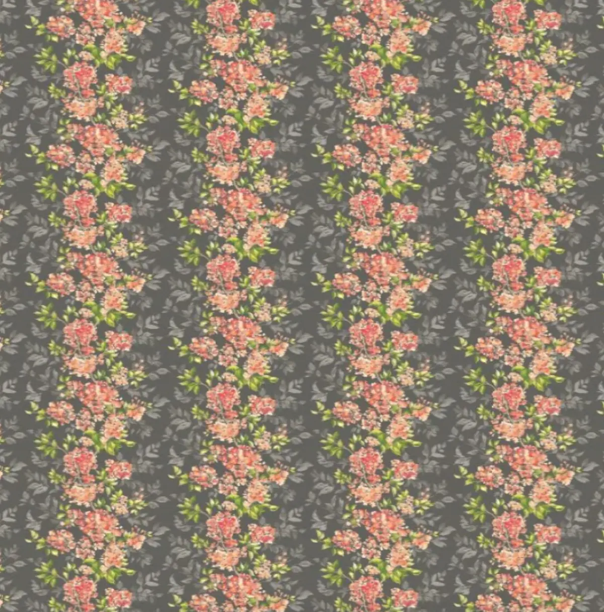 Ohpopsi Sakura Wallpaper Charcoal Sample 1