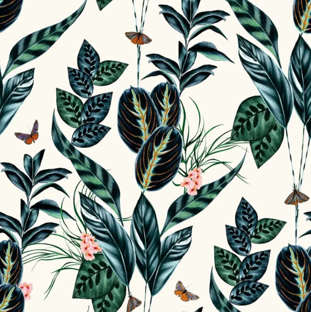 Ohpopsi Spirit Wallpaper Wilderness White Sample 1