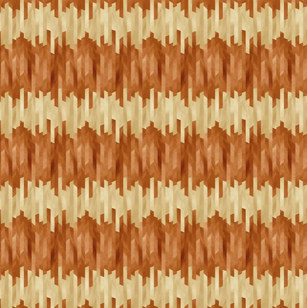 Ohpopsi Strata Wallpaper Hot Ginger Sample 1