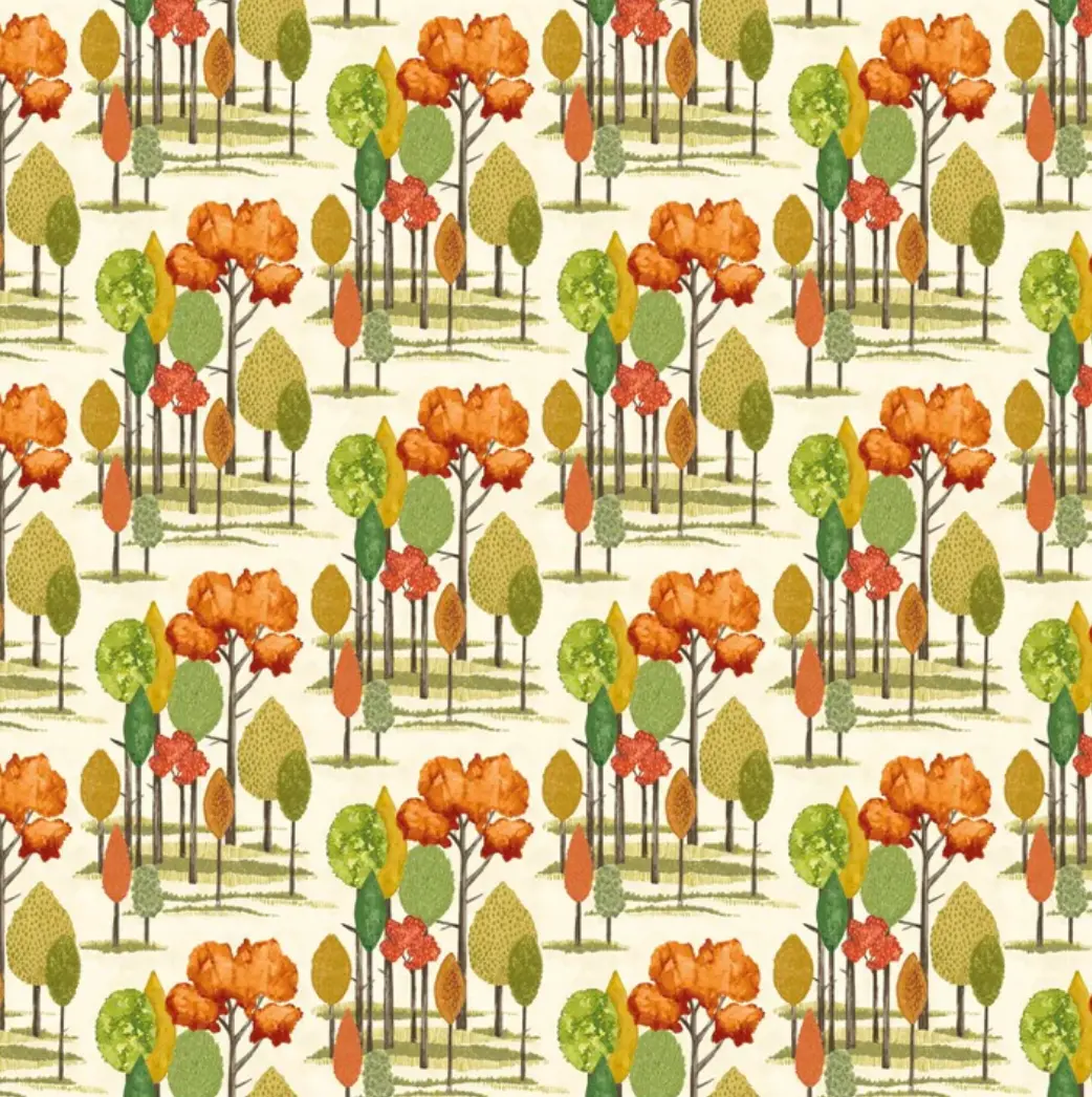 Ohpopsi Tall Trees Wallpaper Autumn Sample 1