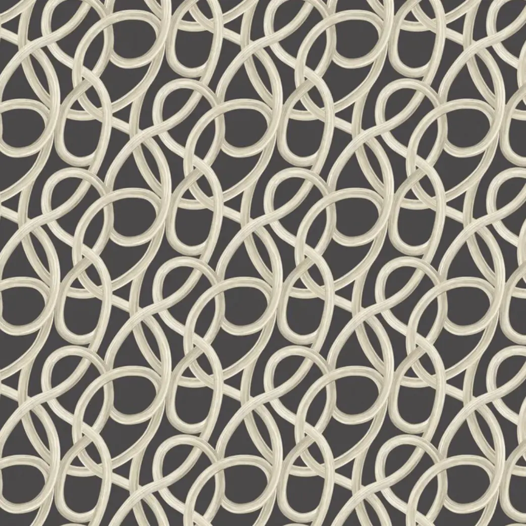 Ohpopsi Twisted Geo Wallpaper Raven Sample 1