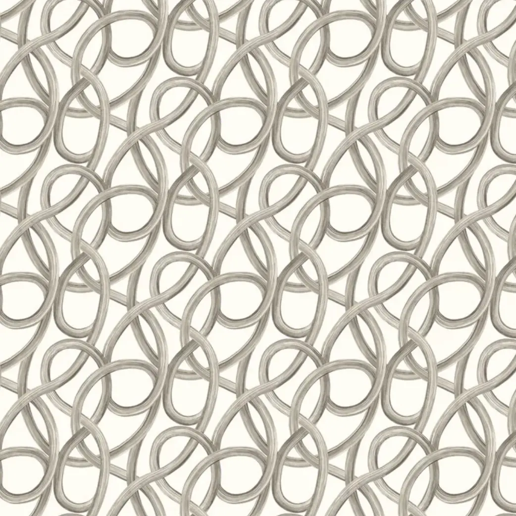 Ohpopsi Twisted Geo Wallpaper Concrete Sample 1