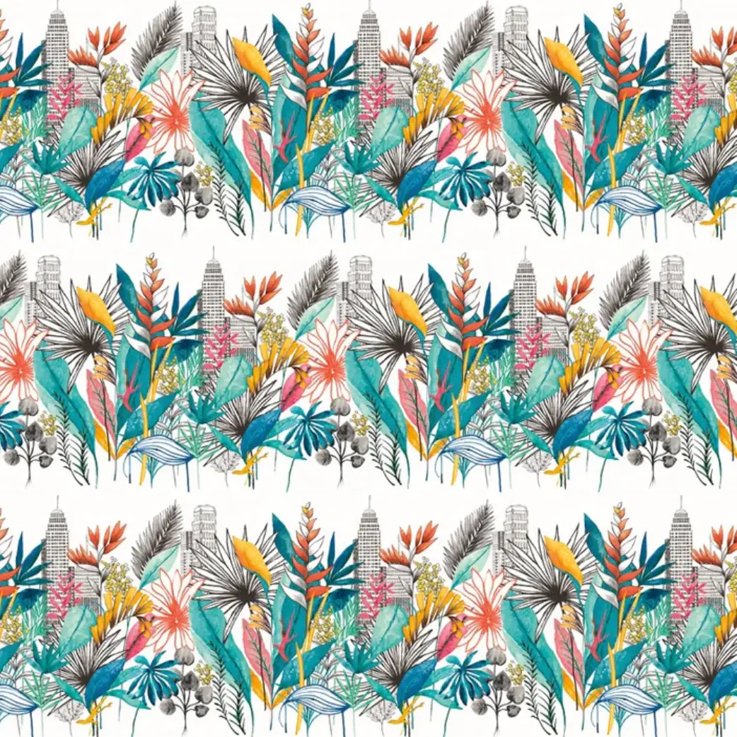 Ohpopsi Urban Tropic Wallpaper Marina Sample 1