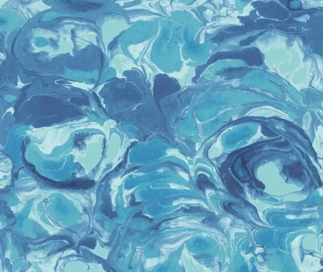Ohpopsi Venetian Wallpaper Royal Swirl Sample 1
