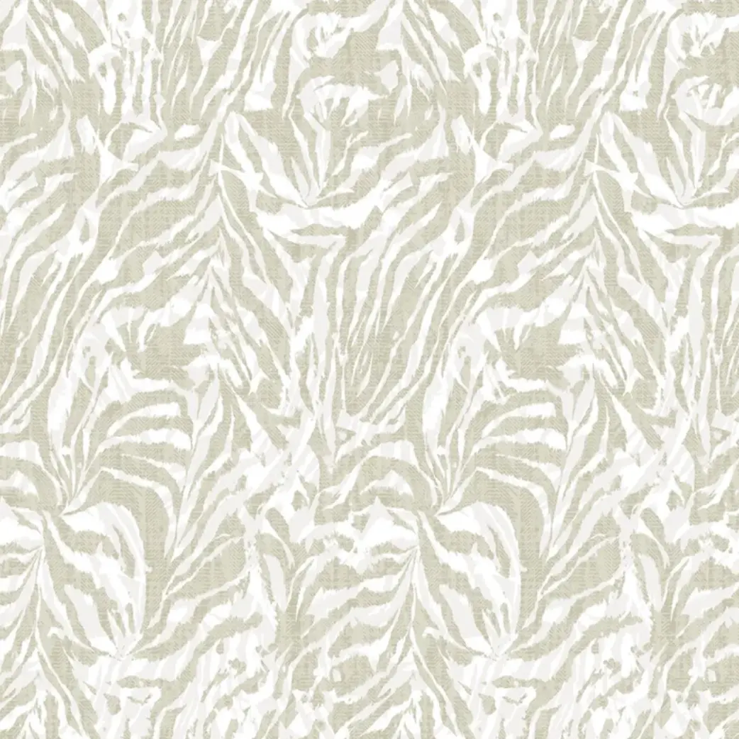 Ohpopsi Zebra Wallpaper Linen Sample 1